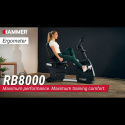Motionscykel Recumbent RB 8000 \'25, Hammer Maximum