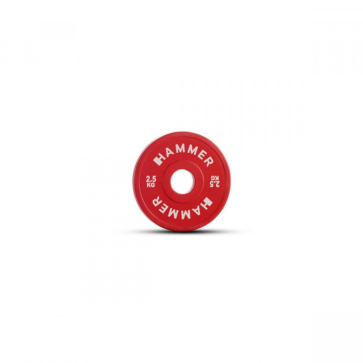 Bumper Viktskiva, 1 x 2.5 kg, Hammer i gruppen Styrka / Viktskivor, stänger & lås / Viktskivor 50 mm hos Sportgymbutiken.se (HM-17050)