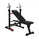 Träningsbänk Folding Bench & Barbell Rack Force 4.0, Hammer
