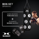 Boxningspaket Sparring, 80 cm, Hammer