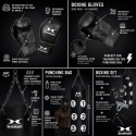 Boxningspaket Sparring Professional, 80 cm