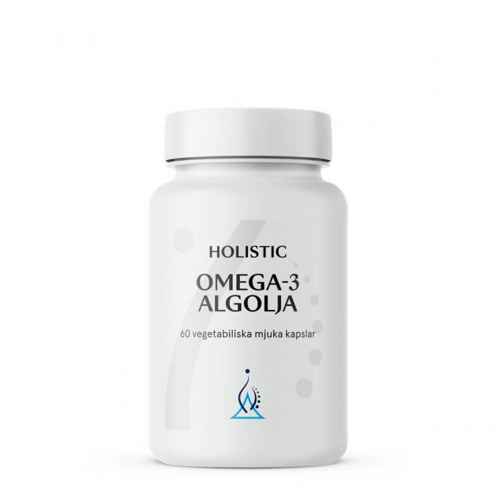 Omega-3 Algolja (Vegan), 60 caps i gruppen Kosttillskott / Vitaminer & Mineraler hos Sportgymbutiken.se (HO-20810)