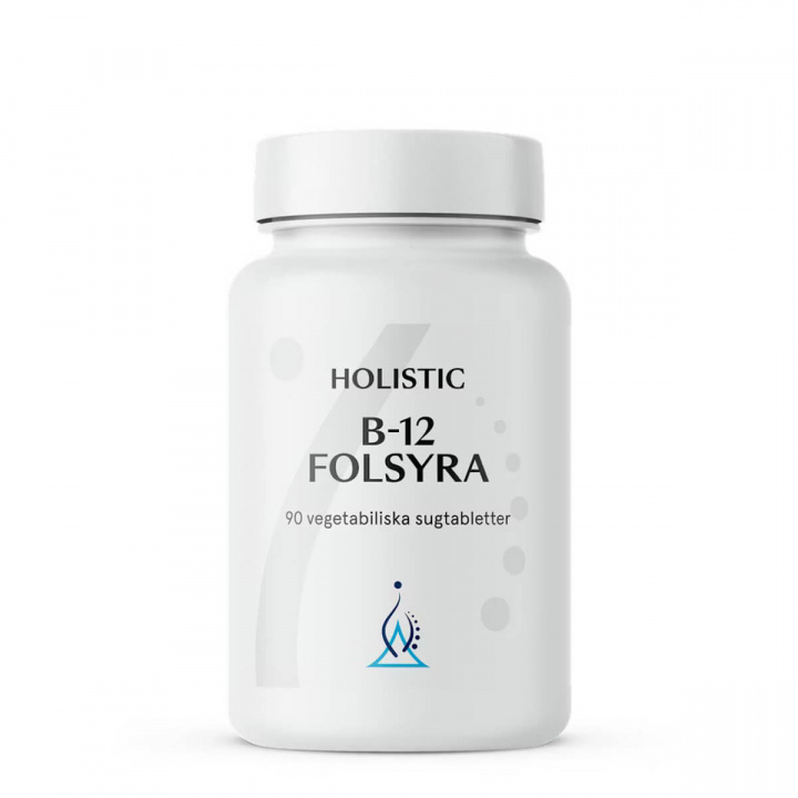 B12 Folsyra (Vegan), 90 caps i gruppen Kosttillskott / Vitaminer & Mineraler hos Sportgymbutiken.se (HO-41250)