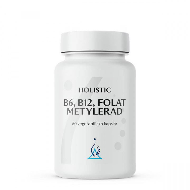 B6 B12 Folat metylerad (Vegan), 60 caps i gruppen Kosttillskott hos Sportgymbutiken.se (HO-41260)