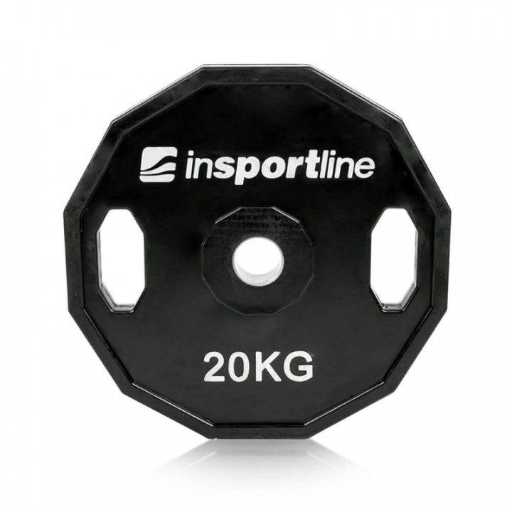 Kolla in Viktskivor Gummi 30 mm, 2 x 20 kg, inSPORTline hos SportGymButiken.se