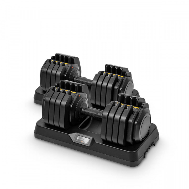 Justerbara Hantelset DuraBell, 2 × 5 – 41 kg, inSPORTline i gruppen Styrka / Hantlar & Kettlebells / Hantlar hos Sportgymbutiken.se (IN-29667-SET)