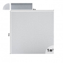 Ramp/Avslut, 50cm, Marmor, 2cm