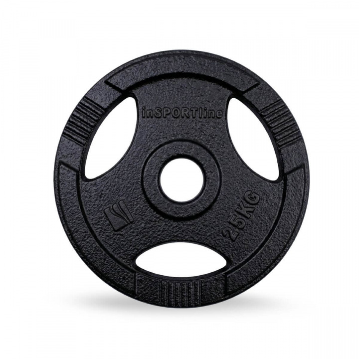 Olympisk Viktskiva Järn, 25 kg i gruppen Styrka / Viktskivor, stänger & lås / Viktskivor 50 mm hos Sportgymbutiken.se (IN-30785)