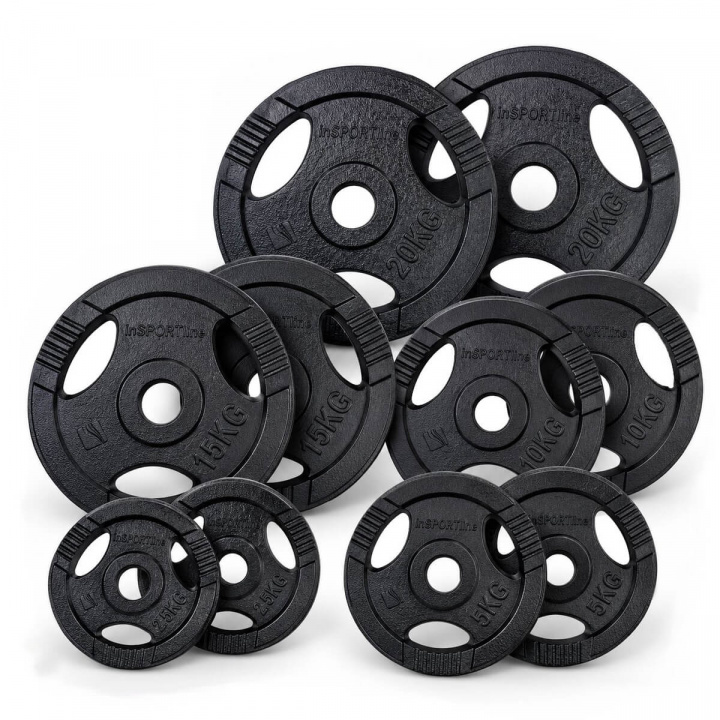 Olympiskt Viktpaket, Järn, 157.5 kg i gruppen Styrka / Viktskivor, stänger & lås / Viktskivor 50 mm hos Sportgymbutiken.se (IN-307XX-P)