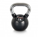 Kettlebell, gummi/krom 12 kg, inSPORTline