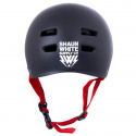Skateboardhjälm H1, svart, Shaun White