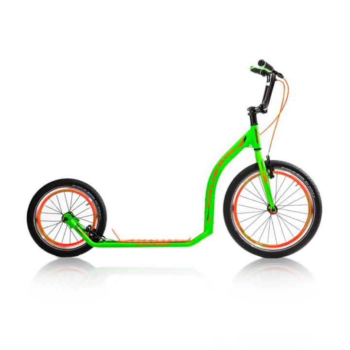 Kolla in Sparkcykel Active 4.3, green/orange, Crussis hos SportGymButiken.se