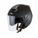 Motorcykelhjälm YM-623, matte black, W-TEC