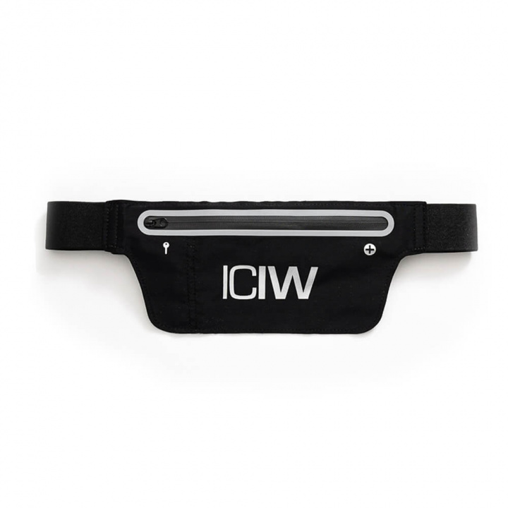 Kolla in Reflective Running Belt/Bag, black, ICANIWILL hos SportGymButiken.se