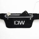Reflective Running Belt/Bag, black, ICANIWILL