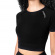 Define Seamless Cropped T-shirt, black, ICANIWILL