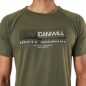 Perform Tri-blend Standard fit T-shirt, army, ICANIWILL