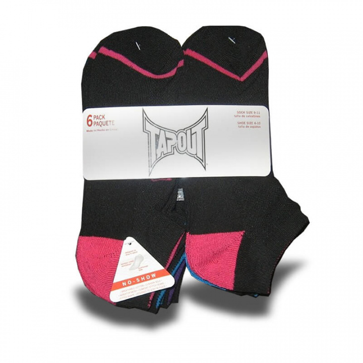 Kolla in Womens Short Socks, 6-pack, black, Tapout hos SportGymButiken.se