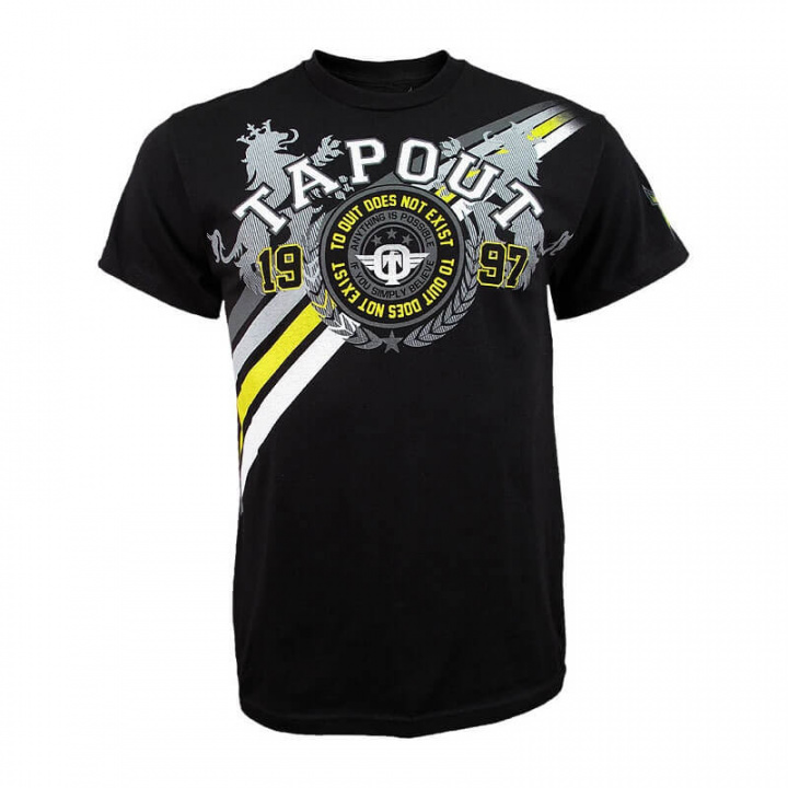 Kolla in Crown Of Kings Tee, black, Tapout hos SportGymButiken.se