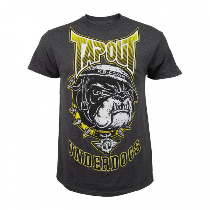 Kolla in Under Bulldog Tee, charcoal, Tapout hos SportGymButiken.se