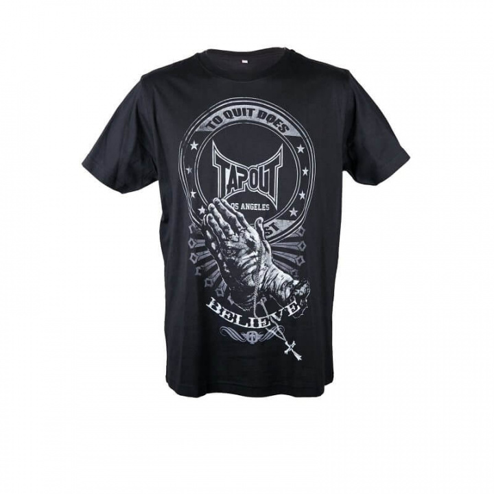 Kolla in Praying Hands Tee, black, Tapout hos SportGymButiken.se