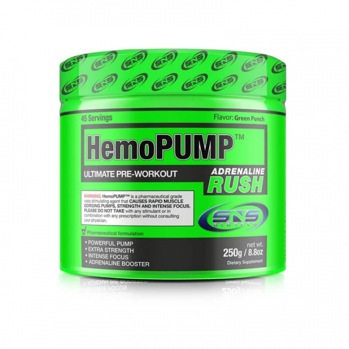 Kolla in HemoPump Adrenaline Rush, 250 g, SNS Biotech hos SportGymButiken.se