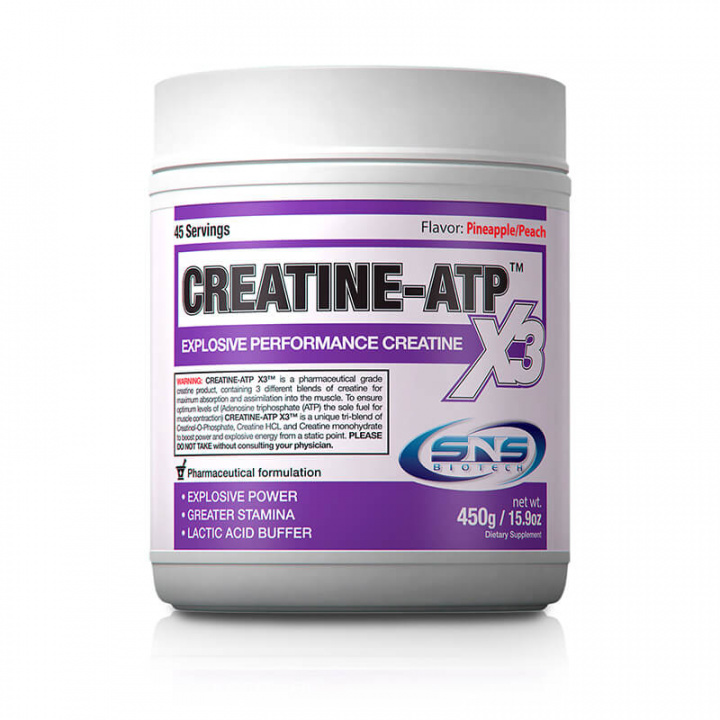 Kolla in Creatine ATP X3, 450 g, SNS Biotech hos SportGymButiken.se