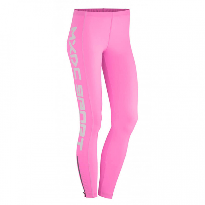 Kolla in Reflective Logo Tights, knockout pink, MXDC hos SportGymButiken.se