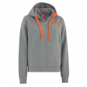 Ladies Basic Ziphood, graphite/orange, MXDC