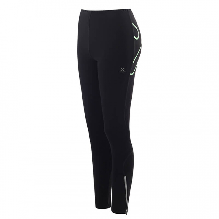 Kolla in Spring Tights, black/green gekko, MXDC hos SportGymButiken.se