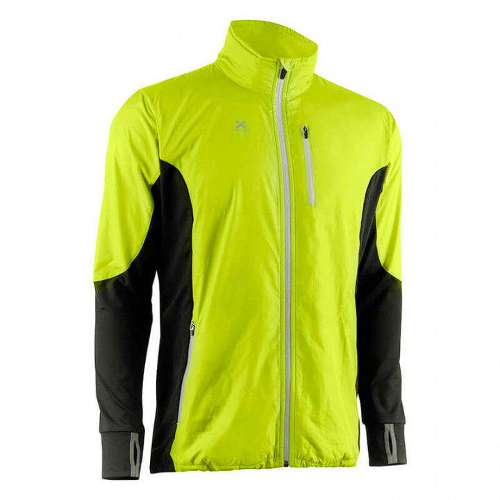 Kolla in Men Hybrid Jacket, yellow/black, MXDC hos SportGymButiken.se