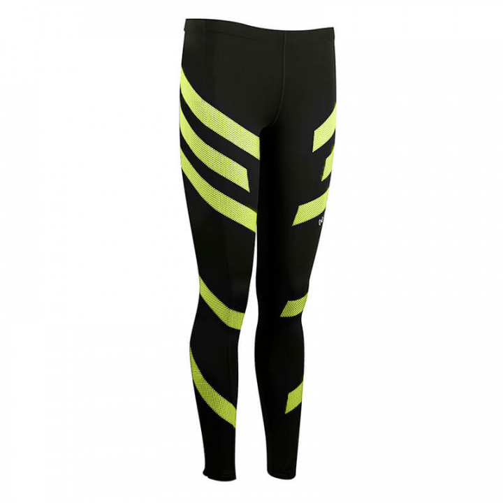 Kolla in Zipless Honeycomb Tights, black/yellow, MXDC hos SportGymButiken.se