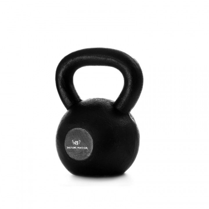 Kolla in Kettlebell Iron Black, 12 kg, Nordic Fighter hos SportGymButiken.se