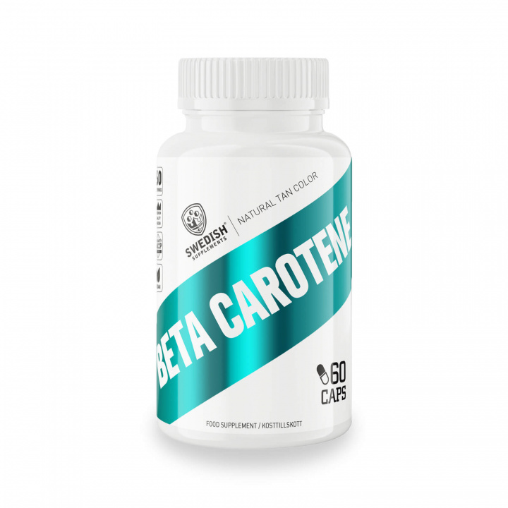 Kolla Beta Caroten, 60 kapslar, Swedish Supplements hos SportGymButiken.se