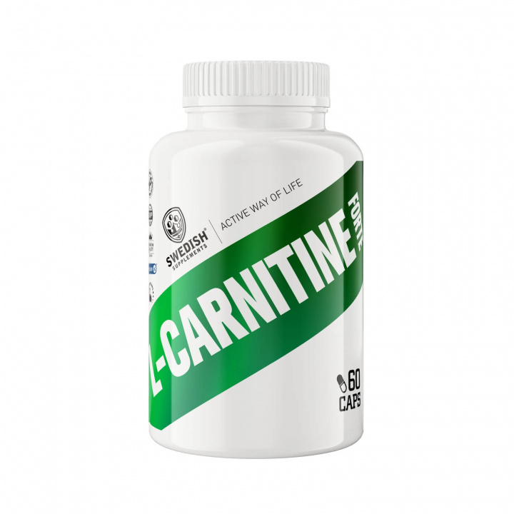 Kolla L-Carnitine Forte, 60 kapslar, Swedish Supplements hos SportGymButiken.se