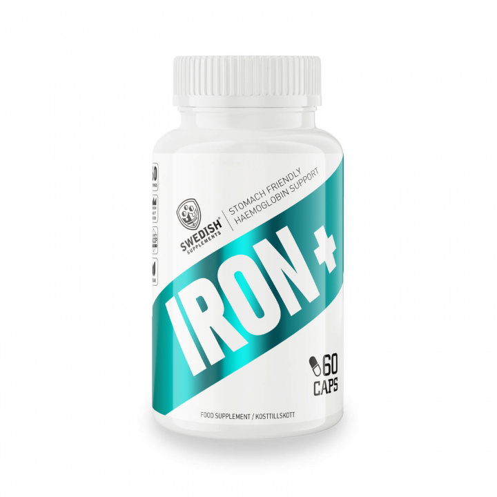 Kolla Iron Plus, 60 kapslar, Swedish Supplements hos SportGymButiken.se