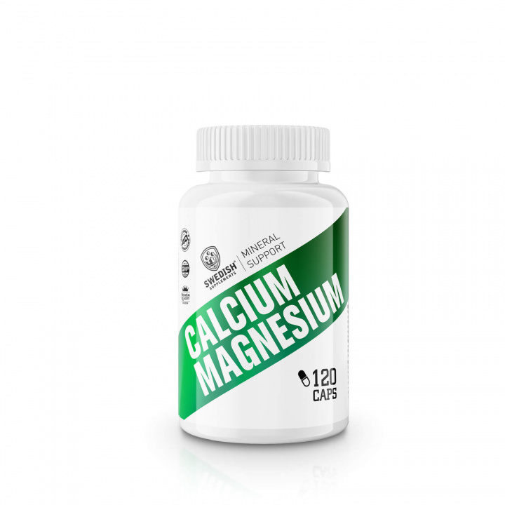 Kolla Calcium Magnesium, 120 kapslar, Swedish Supplements hos SportGymButiken.se