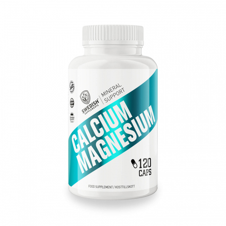 Kolla Calcium Magnesium, 120 kapslar, Swedish Supplements hos SportGymButiken.se