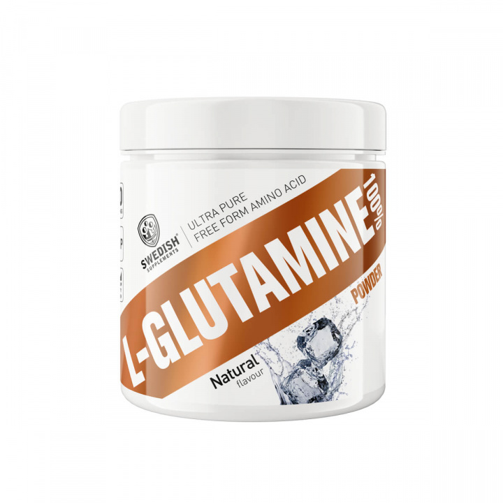 L-Glutamine 100%, 250 g, Swedish Supplements i gruppen Kosttillskott / Aminosyror hos Sportgymbutiken.se (OL-11707)