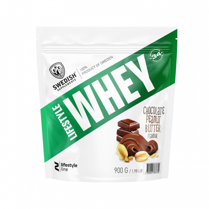 Kolla in Lifestyle Whey, 900 g, Chocolate Peanutbutter hos SportGymButiken.se