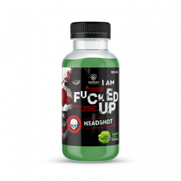 Kolla in Fucked Up Headshot, 100 ml, Green Apple hos SportGymButiken.se