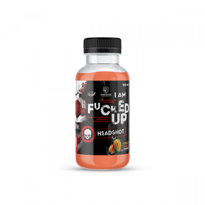 Fucked Up Headshot, 100 ml, Crazy Mango i gruppen Kosttillskott / Prestationshöjare & PWO hos Sportgymbutiken.se (OL-SS-21170)