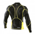 Multisport Compression Top, black/yellow, OMPU