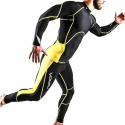 Multisport Compression Tights, black/yellow, OMPU