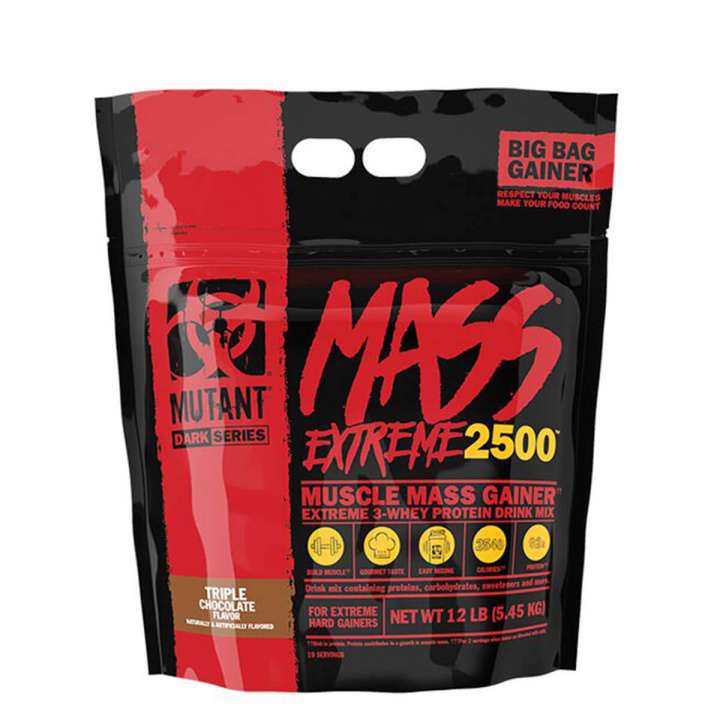 Mutant Mass Extreme 2500, 5,45 kg, Mutant i gruppen Kosttillskott / Gainer hos Sportgymbutiken.se (OP-mme12r)