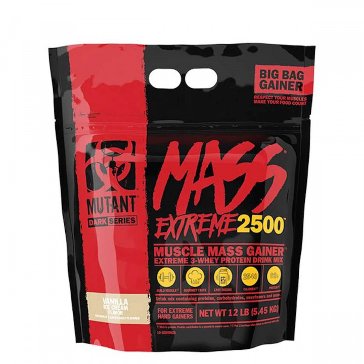 Kolla in Mutant Mass Extreme 2500, 5,45 kg, Vanilla Ice Cream hos SportGymButiken.se