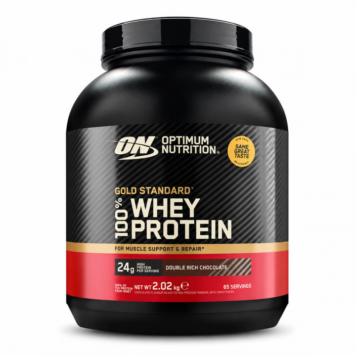 100% Whey Gold Standard, 2 kg i gruppen Kosttillskott / Proteinpulver / Vassle hos Sportgymbutiken.se (OP-onw4r)