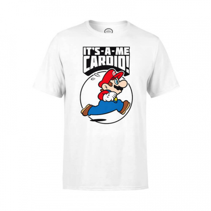 Kolla in Mario Cardio T-Shirt, white, Nintendo hos SportGymButiken.se
