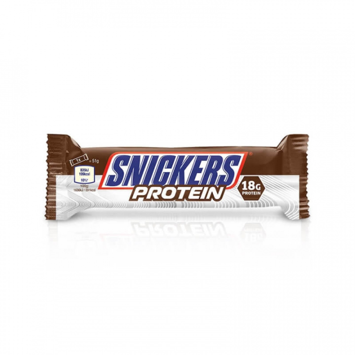 Kolla in Protein Bar, 51 g, Snickers hos SportGymButiken.se