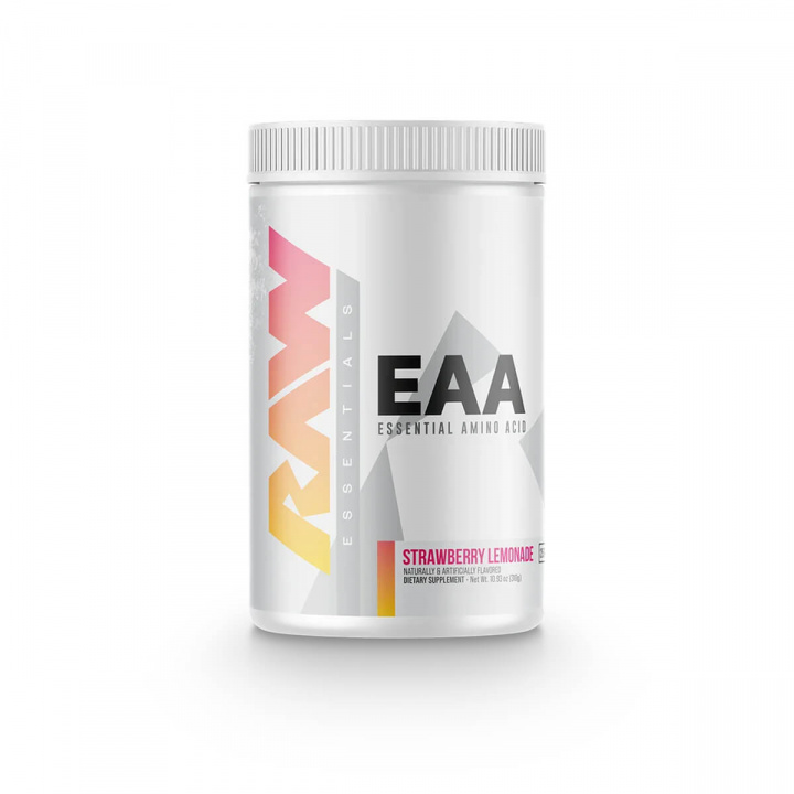 RAW, EAA Strawberry Lemonade, 315g i gruppen Kosttillskott / Aminosyror hos Sportgymbutiken.se (RAW-G14711-SL)